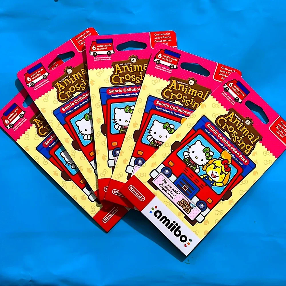 Animal Crossing Sanrio Amiibo Set (1 pack of 6 amiibos total)